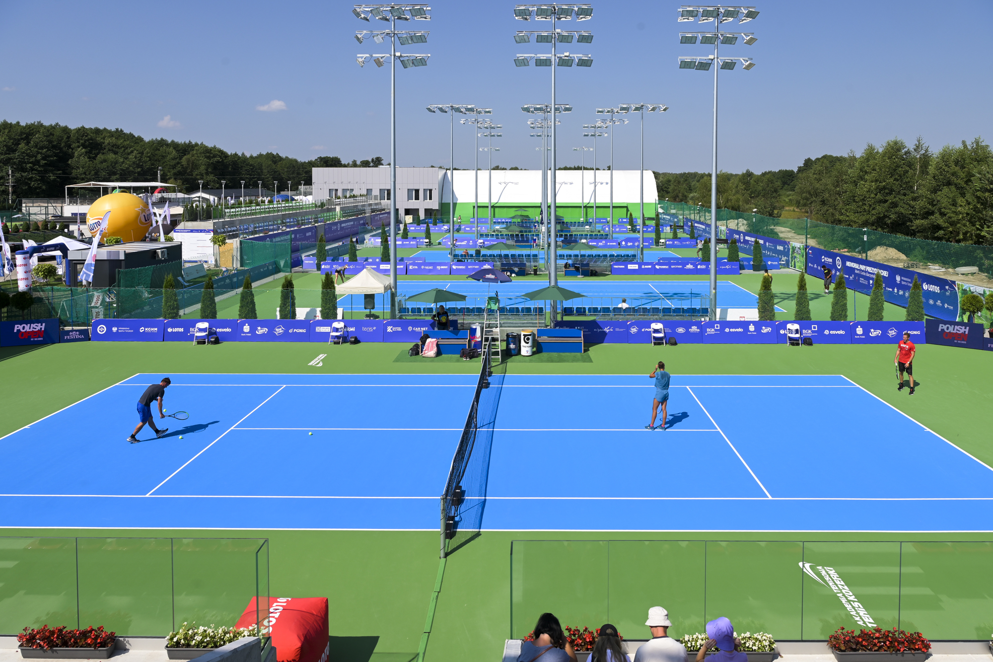 Outdoor hard courts
